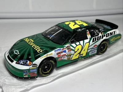 Jeff Gordon #24 DuPont Nicorette 2006 color cromo 1/24 acción diecast NASCAR Foto 1 de 4
