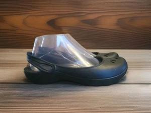 Crocs Thea Ballet Flat Shoes Womens Size 7 Black - Picture 1 of 12