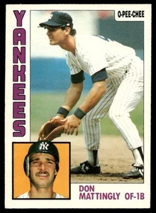 1984 O-Pee-Chee ROOKIE Don Mattingly Rookie New York Yankees #8 - Picture 1 of 2