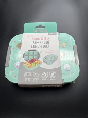 Bentgo Kids Snap & Go герметичный ланч-бокс новый и запечатанный собаки Bff's - Изображение 1 из 4
