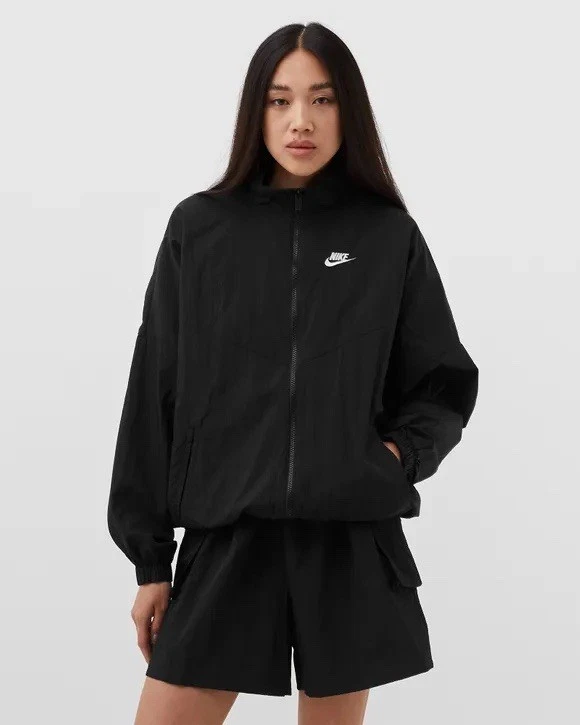 Nike Essential Windrunner Jacket DM6185-010 Women’s L Oversized