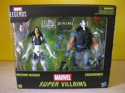 Hasbro Marvel Legends 2025 6" Super Villanos Madame Máscara Crossbones Paquete de 2 Nuevo Foto 1 de 4