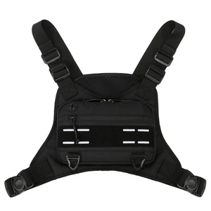 Men Tactical Chest Rig Bag Front Pouch Outdoor Sport Combat Pack Protective Vest - Picture 1 of 9