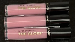 Revlon Super Lustrous Lip Gloss. # 207 Sky Pink Lot Of 3! .13 oz.FREE SHIPPING! - Picture 1 of 3