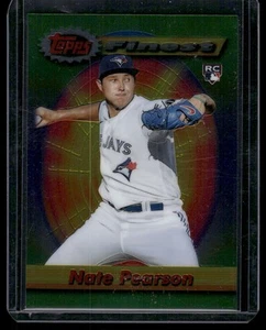 2021 Topps Finest Flashbacks #196 Nate Pearson Blue jay Rookie Card - Picture 1 of 2