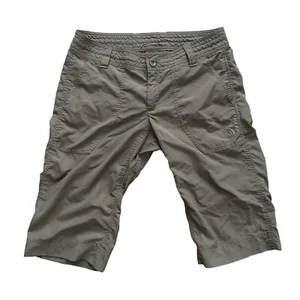 The North Face Green Hiking Capri Long Shorts Woman’s Size 8 - Picture 1 of 8