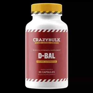 CrazyBulk D-BAL Muscle Builder Strength Gain Crazy Bulk 90 Capsules, Pack of 1 - Picture 1 of 2