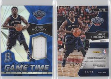 2015-16 Panini Spectra Game Time Materials Silver Prizm /49 Jrue Holiday #45