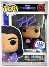 Iman Vellani Signed Ms. Marvel Funko Pop #1256 The Marvels Beckett Witnessed