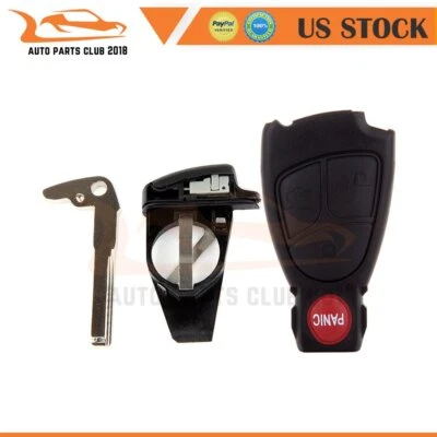 For Mercedes Benz S500 1999 2000 20001-2005 Keyless Key Fob Remote Case Shell - Image 1 of 4