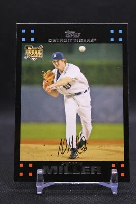 Andrew Miller #298 2007 Topps Chrome Detroit Tigers RC Rookie - Image 1 of 2