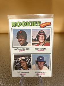 1977 Topps Dale Murphy, Gary Giants, Rick Cerone, Kevin Pasley ( Sesport833 )