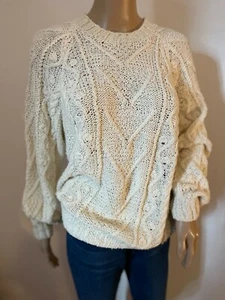 Vintage ORVIS crewneck cabled sweater - Picture 1 of 4