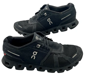 On Running On Cloud 5 Men’s 7 Shoes All Black Running Walking Sneaker Athletic - Imagen 1 de 17