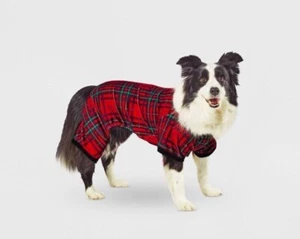 Wondershop Dog Holiday Tartan Print Pajamas Sizes XL/L/M/S/XL - Picture 1 of 16