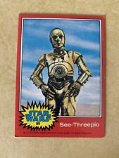 1977 Topps Star Wars Series 2 (Red) Card #98 See-Threepio -C-3PO -NICE CARD!!!