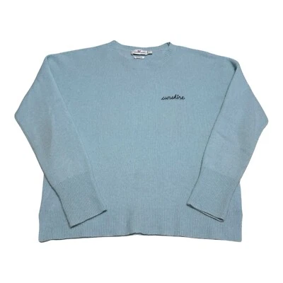 Suéter pequeño de cachemir azul claro con logotipo de sol Vineyard Vines para mujer Foto 1 de 4