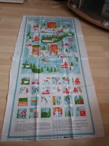 ADVENT CALENDAR PANEL 'CHRISTMS TOWN LIGHTS' BY CRAFT COTTON COMPANY BRAND NEW