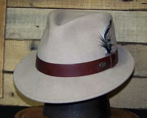 Vintage Bailey Fedora (Med. tan) - Bild 1 von 10