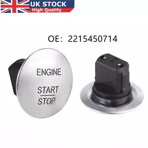Keyless Go Engine Push To Start Stop Button Switch For Mercedes-Benz 2215450714 - Picture 1 of 6