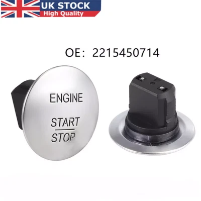 Keyless Go Engine Push To Start Stop Button Switch For Mercedes-Benz 2215450714 - Image 1 of 4