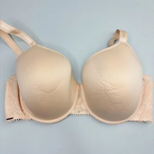 Chantelle Bra 36DDD Underwire Tan Nude Lightly Lined Cups Adjustable 15F60 - Picture 1 of 6
