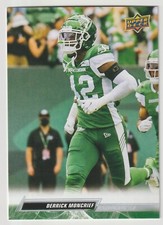 2023 Upper Deck CFL Derrick Moncrief #95 Saskatchewan Roughriders Oklahoma State
