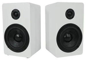 2 Altavoces de Estantería Rockville RockShelf 54W 360w Blanco 5.25" Cine en Casa/4 Ohmios - Imagen 1 de 9