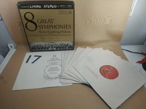 8 GREAT SYMPHONIES: Munch, Monteux RCA VG+/VG+ Stereo Franck LSC-6902 Box - Picture 1 of 5