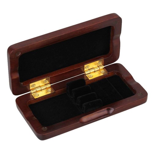 Wooden Oboe Reed Case for 3PCS Reeds Maroon Flannel Magnet XL-OR3 | eBay