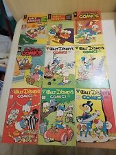 Walt Disney's Comics and Stories Lot of 9  1976-1987 See Description