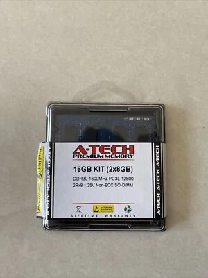 A-Tech EB2-SP00363 8GB PC3-12800 SO-DIMM Memory - Image 1 of 3