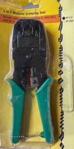 Crimping Tool 3 in 1 Modular RJ-45, RJ-12, RJ-11 HT-315 Punch Tool - Picture 1 of 3