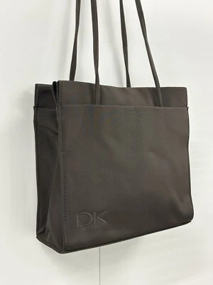 DKNY Vintage Nylon Tote Shoulder Bag by Donna Karan NY | Brown | Lightweight - Image 1 of 4