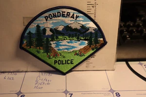 police patch   PONDERAY POLICE IDAHO - Picture 1 of 1