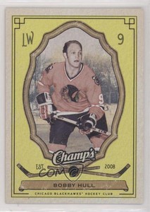 2009-10 Upper Deck Champ's Yellow Bobby Hull #25 HOF