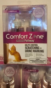 Comfort Zone Feliway Refills Cats Kittens 2PK Scratching Urine Marking Stress - Picture 1 of 3