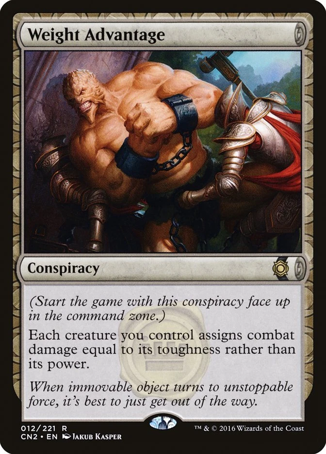 Weight Advantage [Conspiracy: Take the Crown] Magic MTG - Image 1 of 1