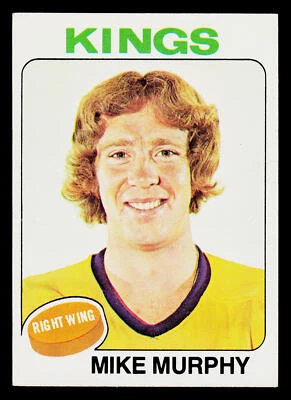 1975-76 Topps Hockey Card #52 Mike Murphy Los Angeles Kings - Image 1 of 2