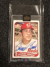 2022 Topps Archive Signature Series Johnny Bench ON CARD Auto #1/1