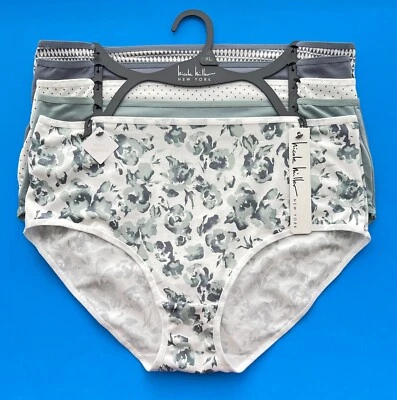 5 pairs Nicole Miller Size ХL Soft Full Briefs Panties Mint Polyester NWT - Image 1 of 4