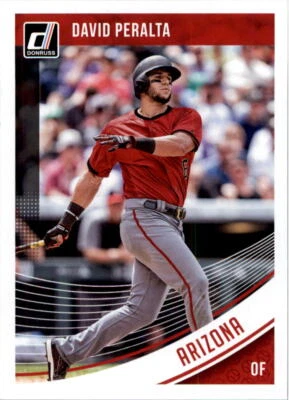 2018 Donruss Blank Backs #52 David Peralta - NM-MT - Image 1 of 2