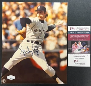 Sparky Lyle Signed 8x10 Photo JSA AUTO Relief Pitcher MLB Red Sox/Yankees NICE! - Picture 1 of 4