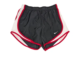 Nike Dri Fit Red Running Shorts Women's Sz Small Lightweight Brief Liner Tempo - Picture 1 of 4