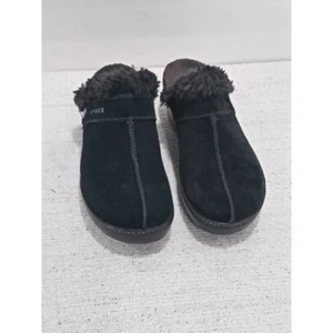 Crocs Mujer Zueco Plataforma Tacones Zapatos Negro Piel Sintética Ribete Punta Dividida Sin Cordones 7 - Imagen 1 de 11
