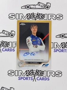 2022 Topps Chrome F1 Formula 1 Olli Caldwell True Gold Autograph 21/50 #CAC-OC - Picture 1 of 2