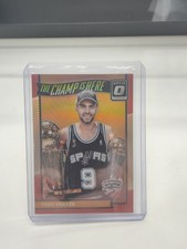 2016-17 Panini Donruss Optic Tony Parker Spurs The Champ Is Here Red /99