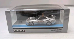 Tarmac Works 1/64 Silver Supra Safety Car NIP - Picture 1 of 5