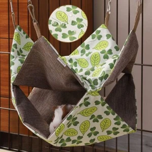 Double Layer Ferret Hammock Waterproof Breathable Hamster Swing Sleeping Nest AU - Picture 1 of 19