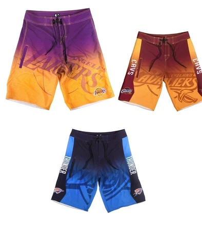 NBA Basketball Teams Logo Mens Summer Swimsuit Board Shorts Assorted Teams Cover